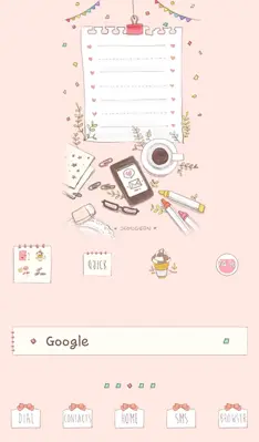 sweet every day dodol theme android App screenshot 2